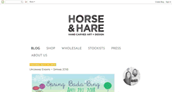 Desktop Screenshot of horseandhare.com