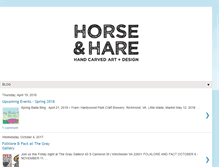 Tablet Screenshot of horseandhare.com